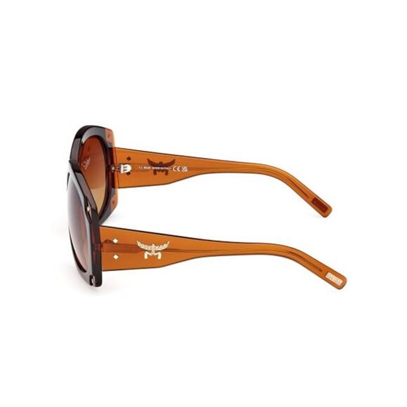 NEW!!!  MCM Black and Brown Oversized Gradient Oval Sunglasses Authentic main image 8